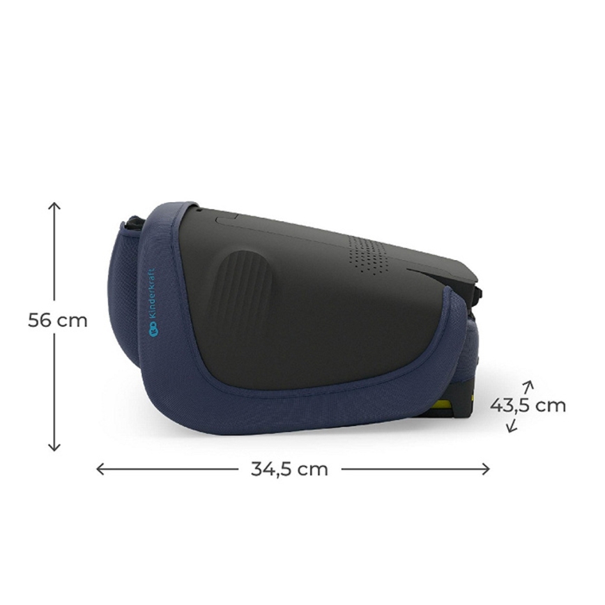 KINDERKRAFT - Sklopiva autosjedalica UNITY 2 i-Size 100-150 cm tamno plava