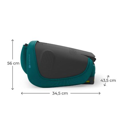 KINDERKRAFT - Sklopiva autosjedalica UNITY 2 i-Size 100-150 cm tirkizna