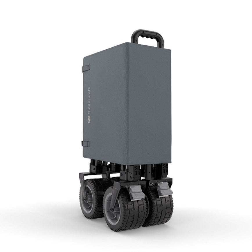 KINDERKRAFT - Sklopiva prevozna kolica WAGON ROLLSTER siva