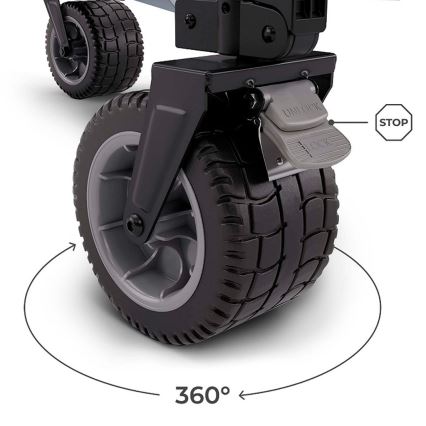 KINDERKRAFT - Sklopiva prevozna kolica WAGON ROLLSTER siva