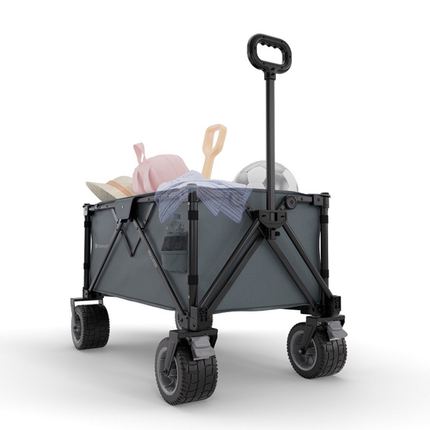 KINDERKRAFT - Sklopiva prevozna kolica WAGON ROLLSTER siva