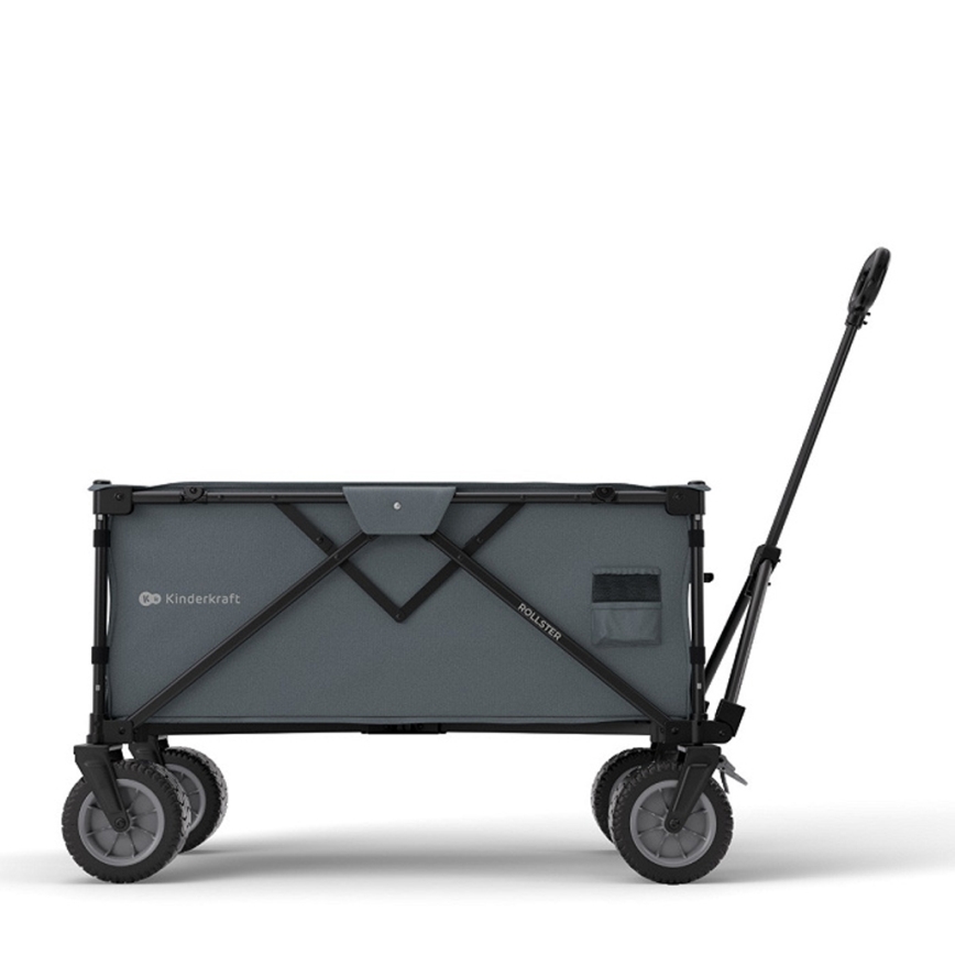 KINDERKRAFT - Sklopiva prevozna kolica WAGON ROLLSTER siva