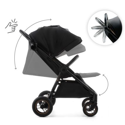 KINDERKRAFT - Sportska dječja kolica MITZY Air Black