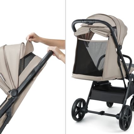 KINDERKRAFT - Sportski dječji kolica LOOM bež