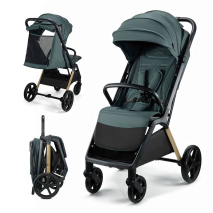KINDERKRAFT - Sportski dječji kolica LOOM zelena