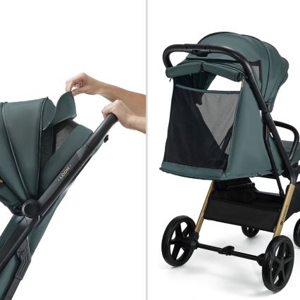 KINDERKRAFT - Sportski dječji kolica LOOM zelena
