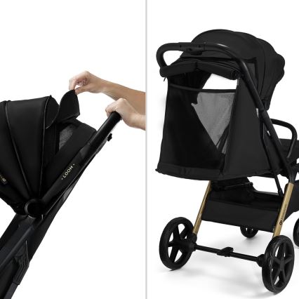 KINDERKRAFT - Sportski kolica LOOM crna