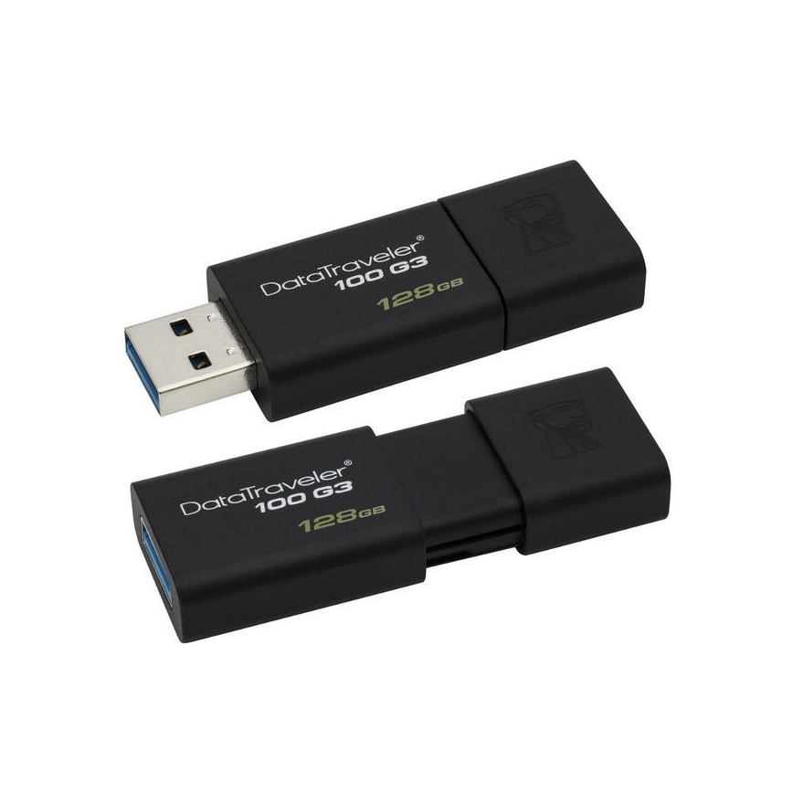 Kingston - Flash USB stick DATATRAVELER 100 G3 USB 3.0 128GB crni