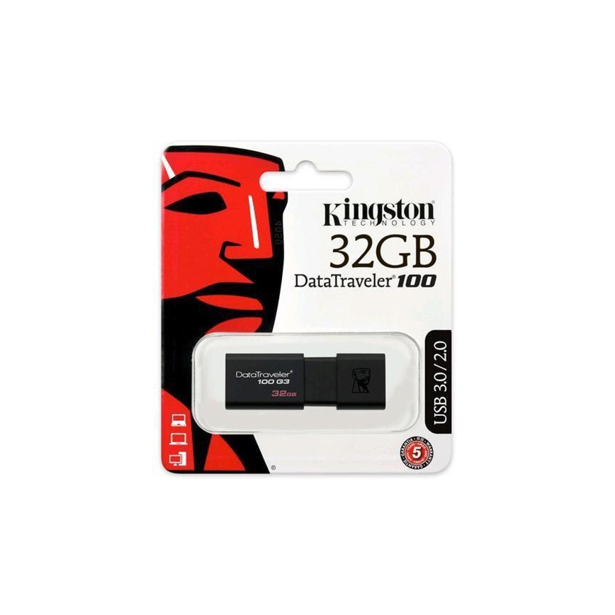 Kingston - Flash USB stick DATATRAVELER 100 G3 USB 3.0 32GB crni