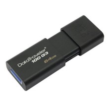 Kingston - Flash USB stick DATATRAVELER 100 G3 USB 3.0 64GB crni