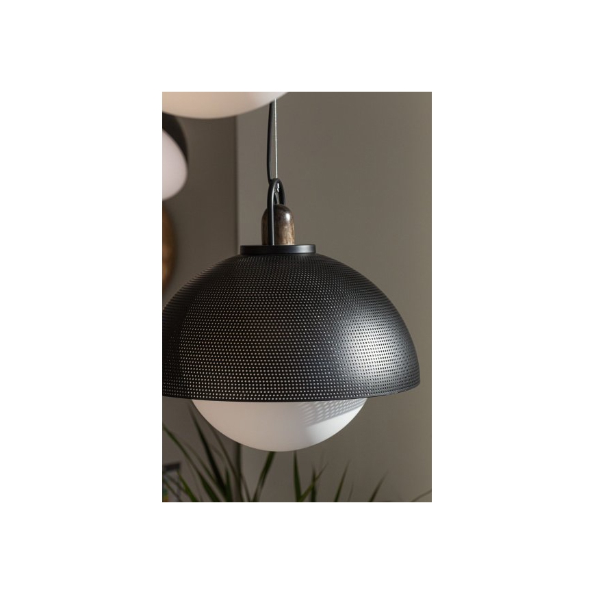 Luster na sajli GRAVEN 1xE27/11W/230V crna