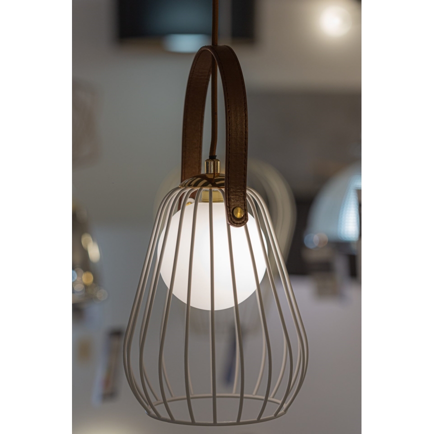 Zidna lampa MEMORY 1xG9/4W/230V bijela/smeđa