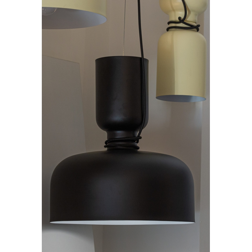 Luster na sajli ABEL 2xE27/11W/230V pr. 28 cm crna