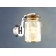 LED Zidna svjetiljka JAR LED/5W/230V zlatna/sjajni krom/drvo