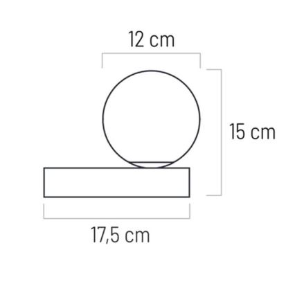 Zidna svjetiljka za kupaonicu RUBY 1xG9/5W/230V IP44 bijela