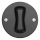 Kliklap - Retro gumb bez okvira antracit