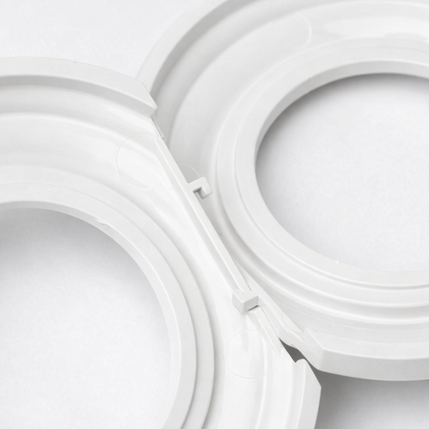 Kliklap - Retro keramički završni okvir, bijeli