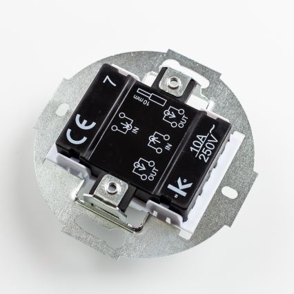 Kliklap - Retro križni prekidač s okvirom br. 7, plave boje