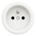 Kliklap - Retro kućna utičnica bez okvira 230 V snježno bijela