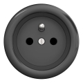 Kliklap - Retro kućna utičnica bez okvira 230V antracit