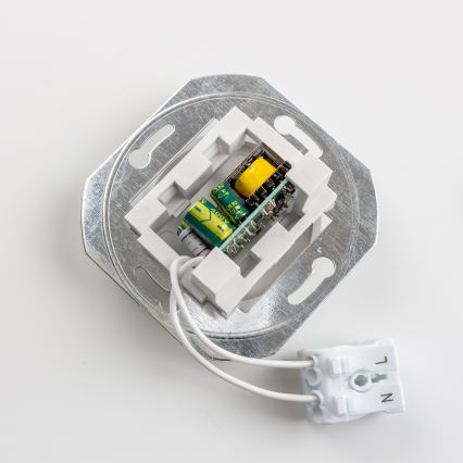 Kliklap - Retro USB utičnica A+C s okvirom, plava