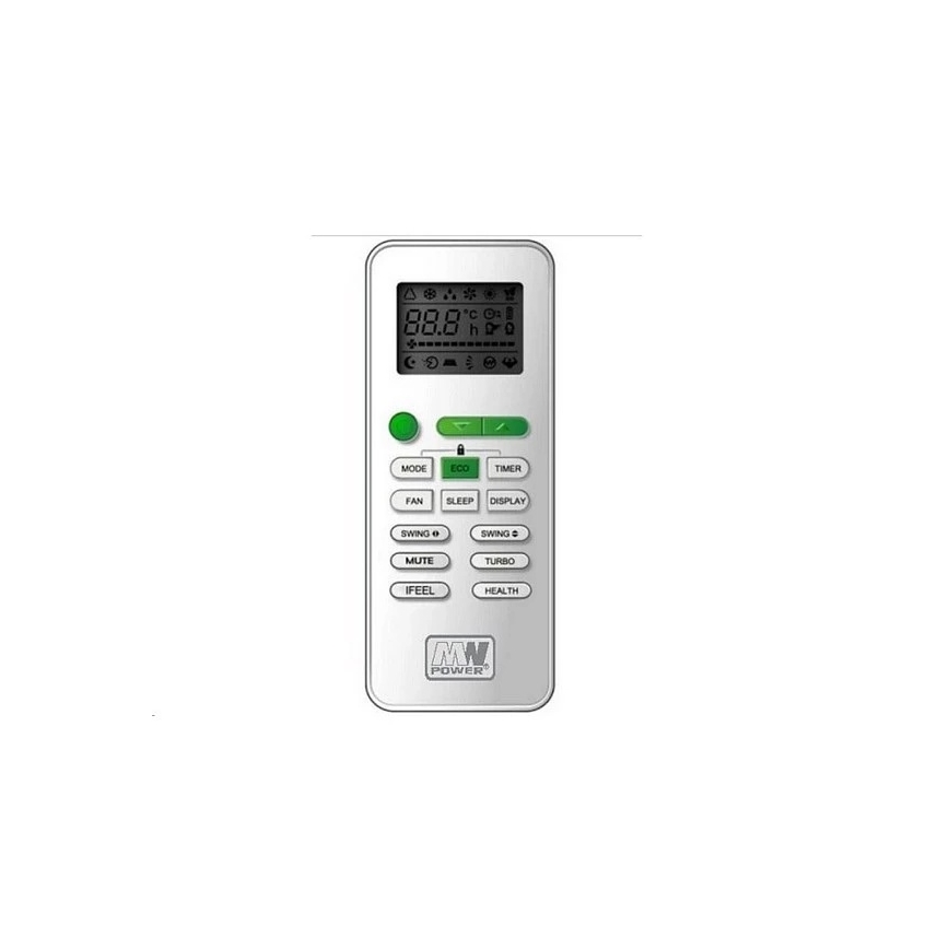 Klimatski uređaj 09K V1 2,6 kW 9000 BTU Wi-Fi Tuya bijeli + daljinski upravljač
