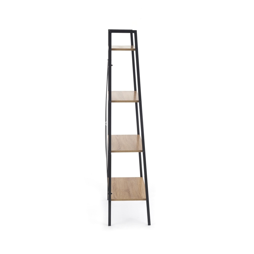 Knjiga NARVIK 148x60 cm crna/sonoma hrast