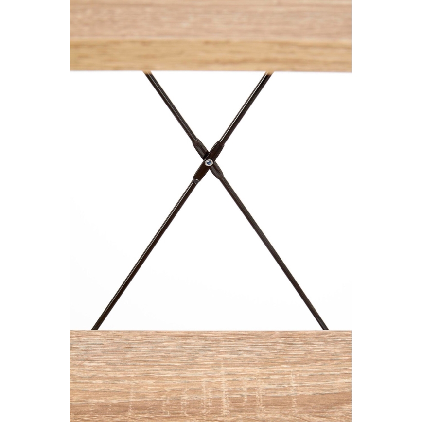 Knjiga NARVIK 148x60 cm crna/sonoma hrast