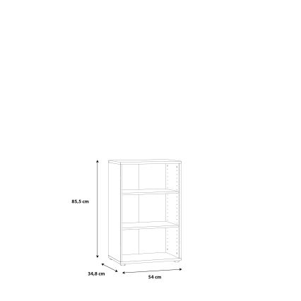 Knjižni regal URAN bijeli