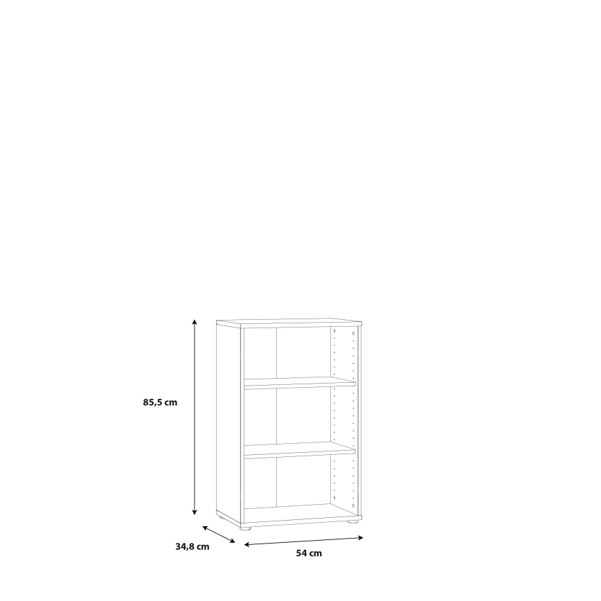 Knjižni regal URAN bijeli