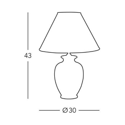 Kolarz 0014.73 - Stolna lampa GIARDINO 1xE27/100W/230V