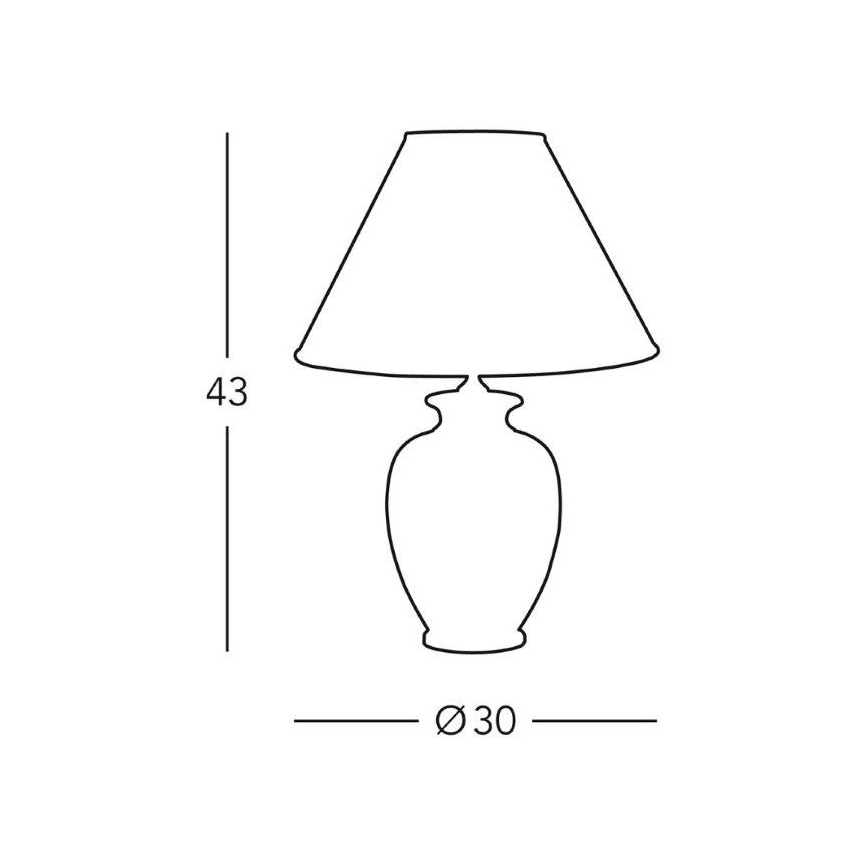 Kolarz 0014.73 - Stolna lampa GIARDINO 1xE27/100W/230V