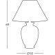 Kolarz 0014.75 - Stolna lampa GIARDINO 1xE27/100W/230V
