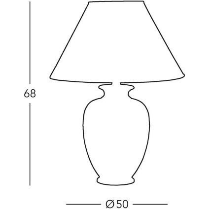 Kolarz 0014.75 - Stolna lampa GIARDINO 1xE27/100W/230V