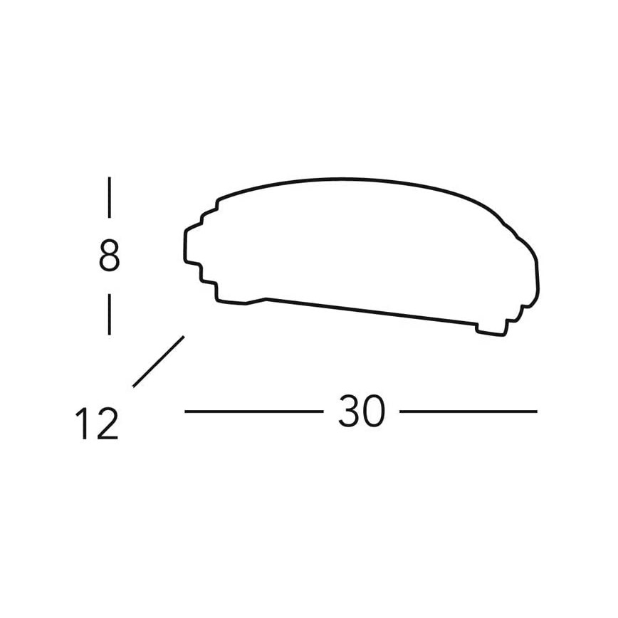 Kolarz 0290.61 - Zidna svjetiljka STIEGEL 1xE27/60W/230V