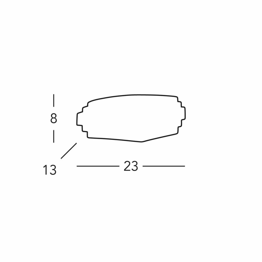 Kolarz 0290.61E - Zidna svjetiljka STIEGEL 1xG9/60W/230V bijela