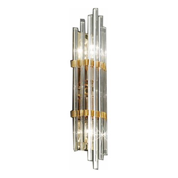 Kolarz 0342.62M.3 - Zidna svjetiljka ONTARIO 2xE14/40W/230V 41 cm 24K zlatna