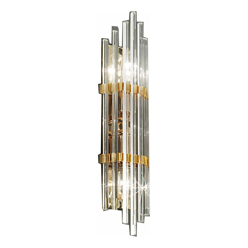 Kolarz 0342.62M.3 - Zidna svjetiljka ONTARIO 2xE14/40W/230V 41 cm 24K zlatna