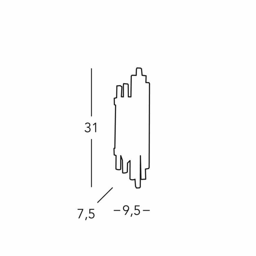 Kolarz 0342.62S.5 - Zidna svjetiljka ONTARIO 2xE14/40W/230V 31 cm sjajni krom
