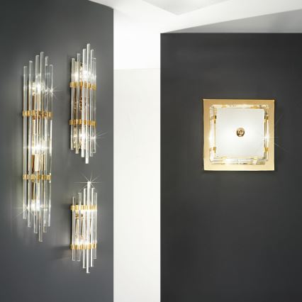 Kolarz 0342.63.3 - Zidna svjetiljka ONTARIO 3xE14/40W/230V 60 cm 24K zlatna