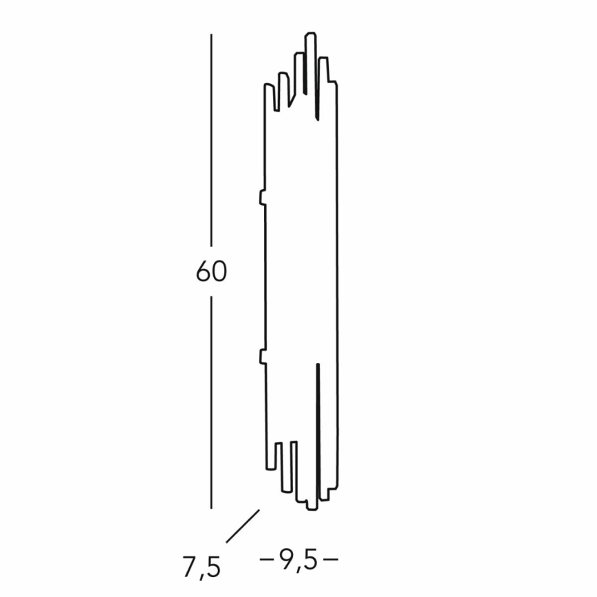 Kolarz 0342.63.5 - Zidna svjetiljka ONTARIO 3xE14/40W/230V 60 cm sjajni krom