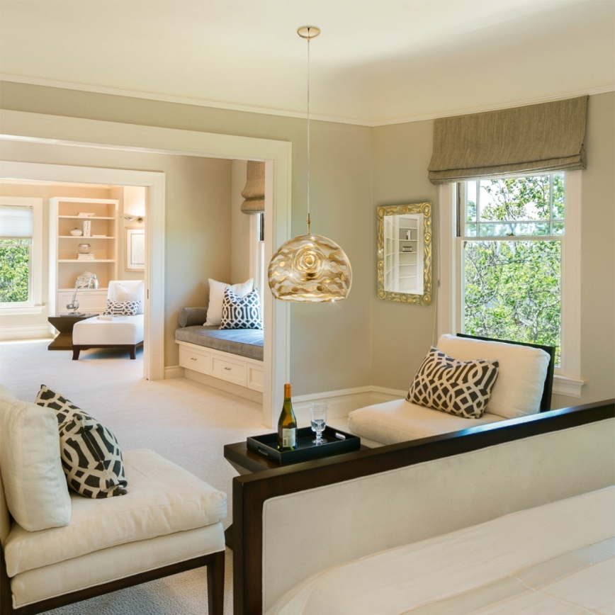 Kolarz 0392.31L.3.Aq.Ch - Luster na užetu LUNA 1xE27/60W/230V 24K zlato