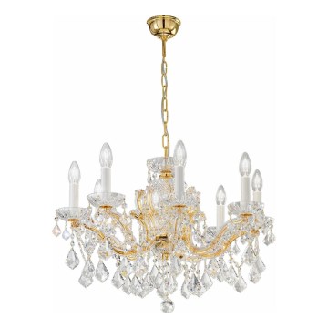 Kolarz 3149.88.3.KoT - Kristalni luster na lancu MARIA LOUISE 8xE14/40W/230V 24K zlato