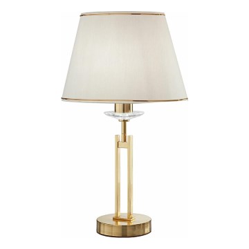 Kolarz 330.71.8C - Kristalna stolna lampa IMPERIAL 1xE27/60W/230V zlatna/bež