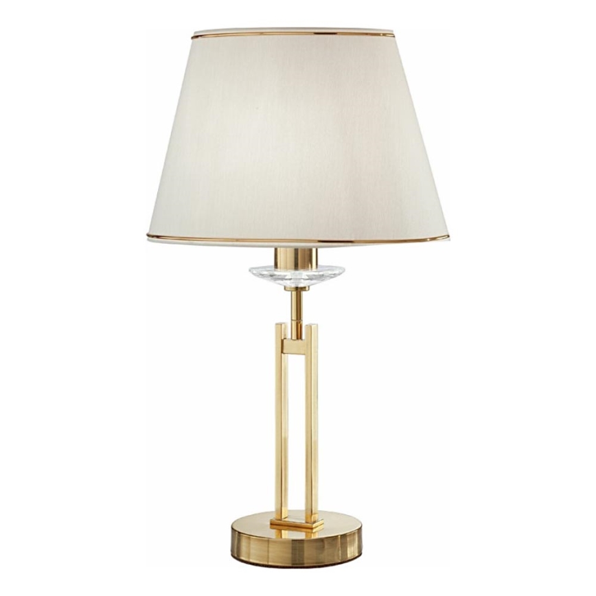 Kolarz 330.71.8C - Kristalna stolna lampa IMPERIAL 1xE27/60W/230V zlatna/bež