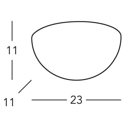 Kolarz 588.66 - Zidna svjetiljka BISQUITT 1x E27/75W/230V