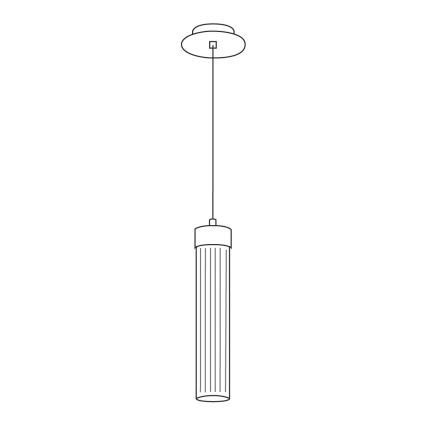Kolarz 6009.30160 - Luster na sajli RAGGIO 1xE14/25W/230V mat krom