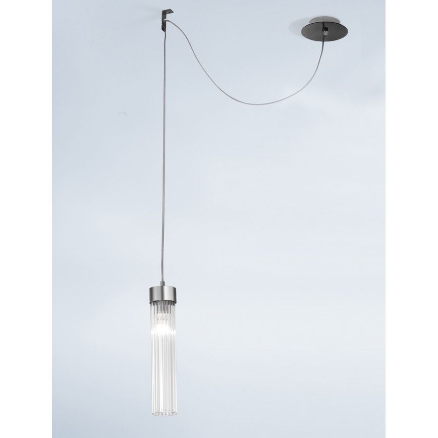Kolarz 6009.30161 - Luster na sajli RAGGIO 1xE14/25W/230V mat krom