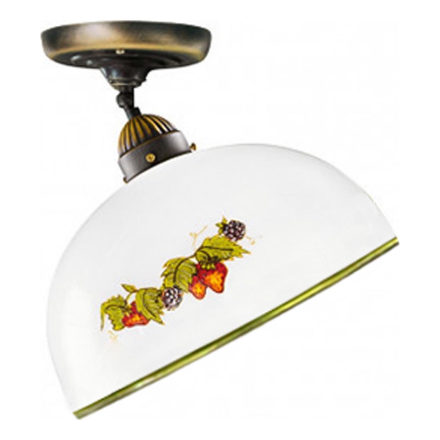 Kolarz 731.10.136 - Stropna svjetiljka NONNA 1xE27/75W/230V promjer 30 cm vino/jagode