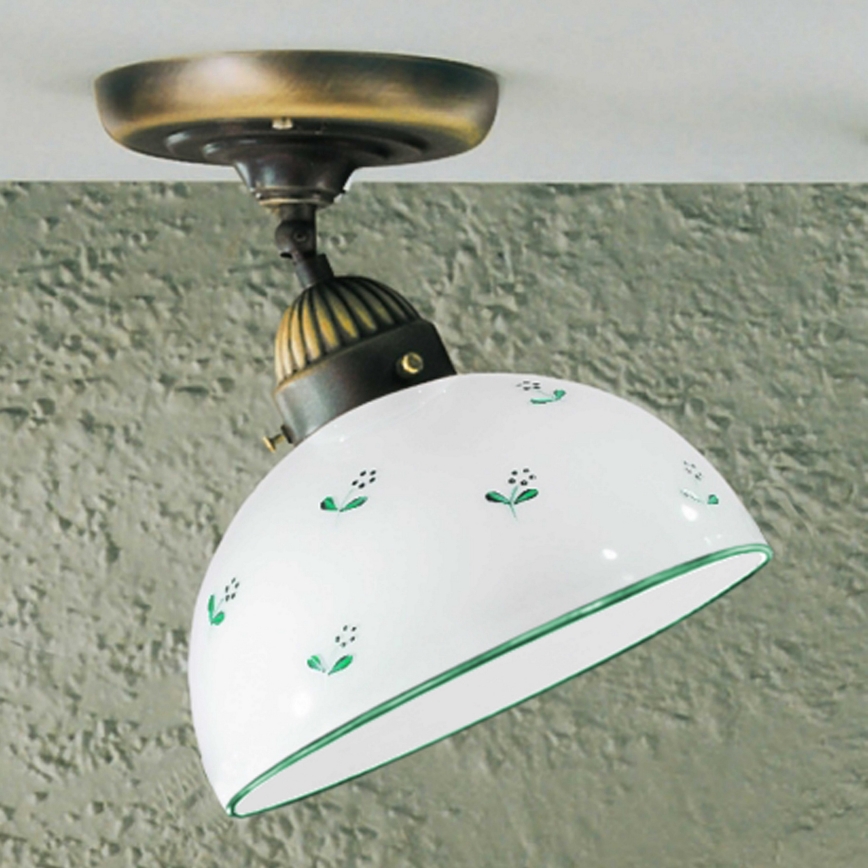 Kolarz 731.10.20 - Stropna svjetiljka NONNA 1xE27/75W/230V promjer 20 cm zelena